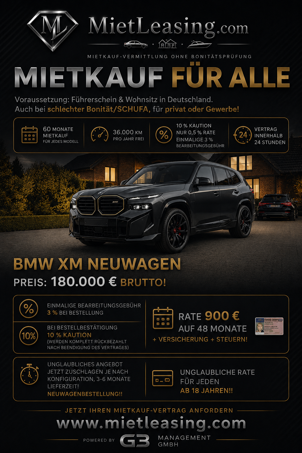 BMW XM Neuwagen – Angebotsvorschau